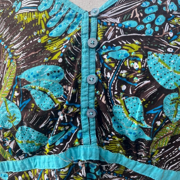 CATO ASSORTED LEAF PATTERN WOMENS XL TOP - Picture 2 of 10